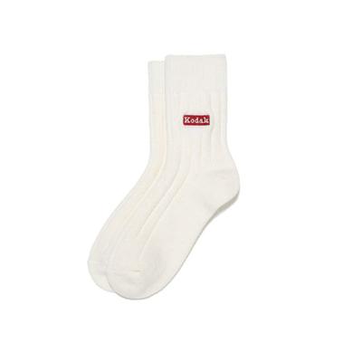 Kodak Apparel 23FW Носки из шерсти с логотипом IVORY