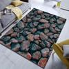 1 шт. Ковер с принтом каменных блоков для спальни, гостиной, прикроватный, под диван, напольный коврик, современный домашний декор, ковер, большой размер