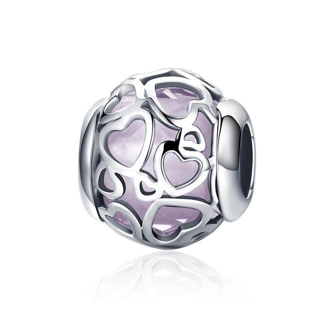 925 Sterling Silver Glass Beads Charms for Jewelry DIY Making Fit Original Bracelets Bangles for Women Gift