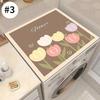 Washing Machine Dust Pad Cover Waterproof Oven Microwave Fridge Top Protector Mat Coffee Drain Pad Table Placemat Kitchen Rubber