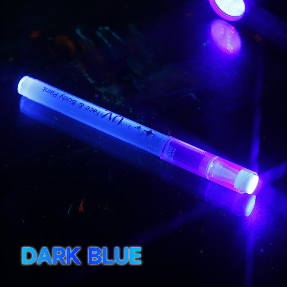 Luminous Liquid-Ink Fluorescent Body Art Pen - Washable Skin Graffiti Marker for Concerts and Parties.