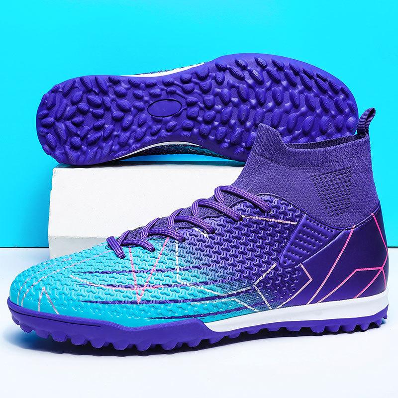 Зарубежные высокие дышащие футбольные бутсы Профессиональные игровые бутсы Футзальные футбольные бутсы