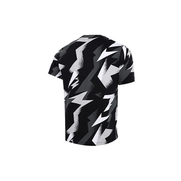 Jordan T Shirts Men's Black Crew Neck Moderate Straight Fit (Unisex) T-Shirts DB1554 010