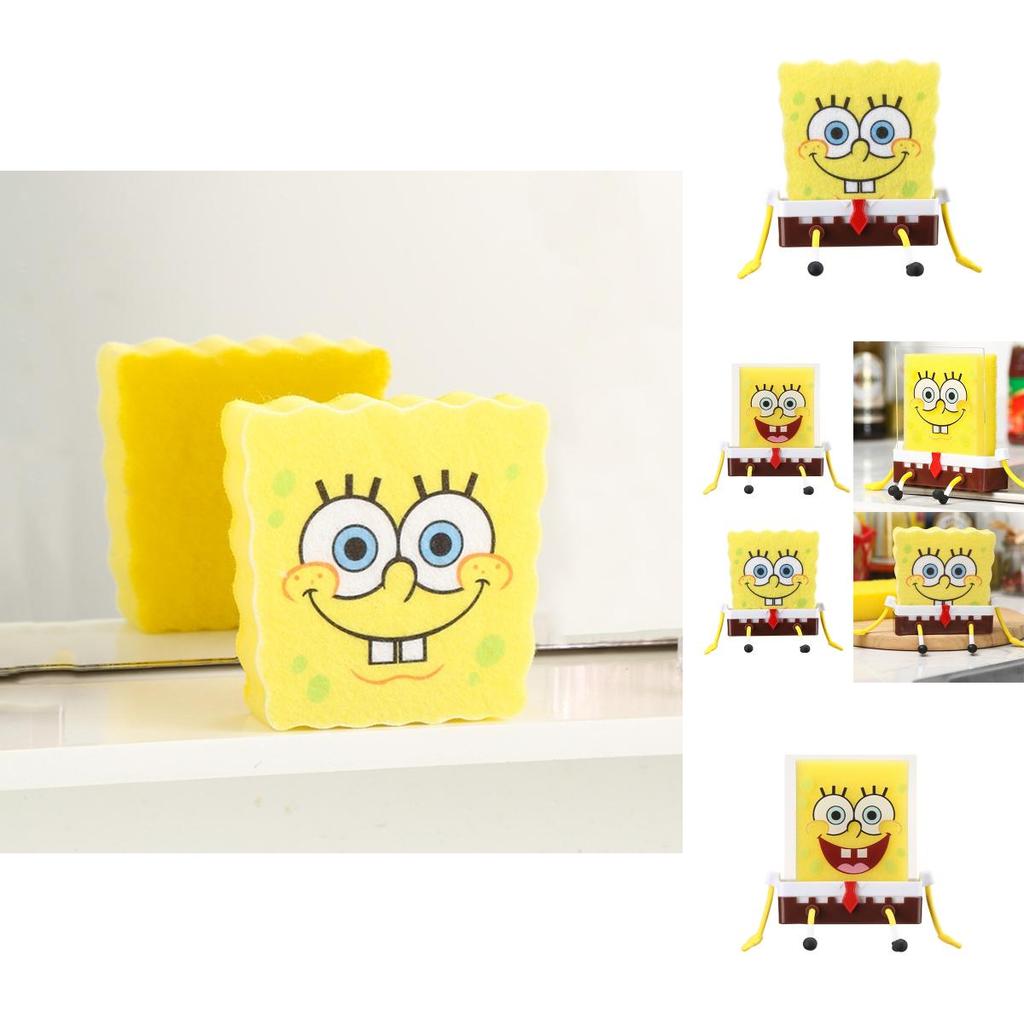 Fun And Functional Sponge Holder With Cartoon Character Design