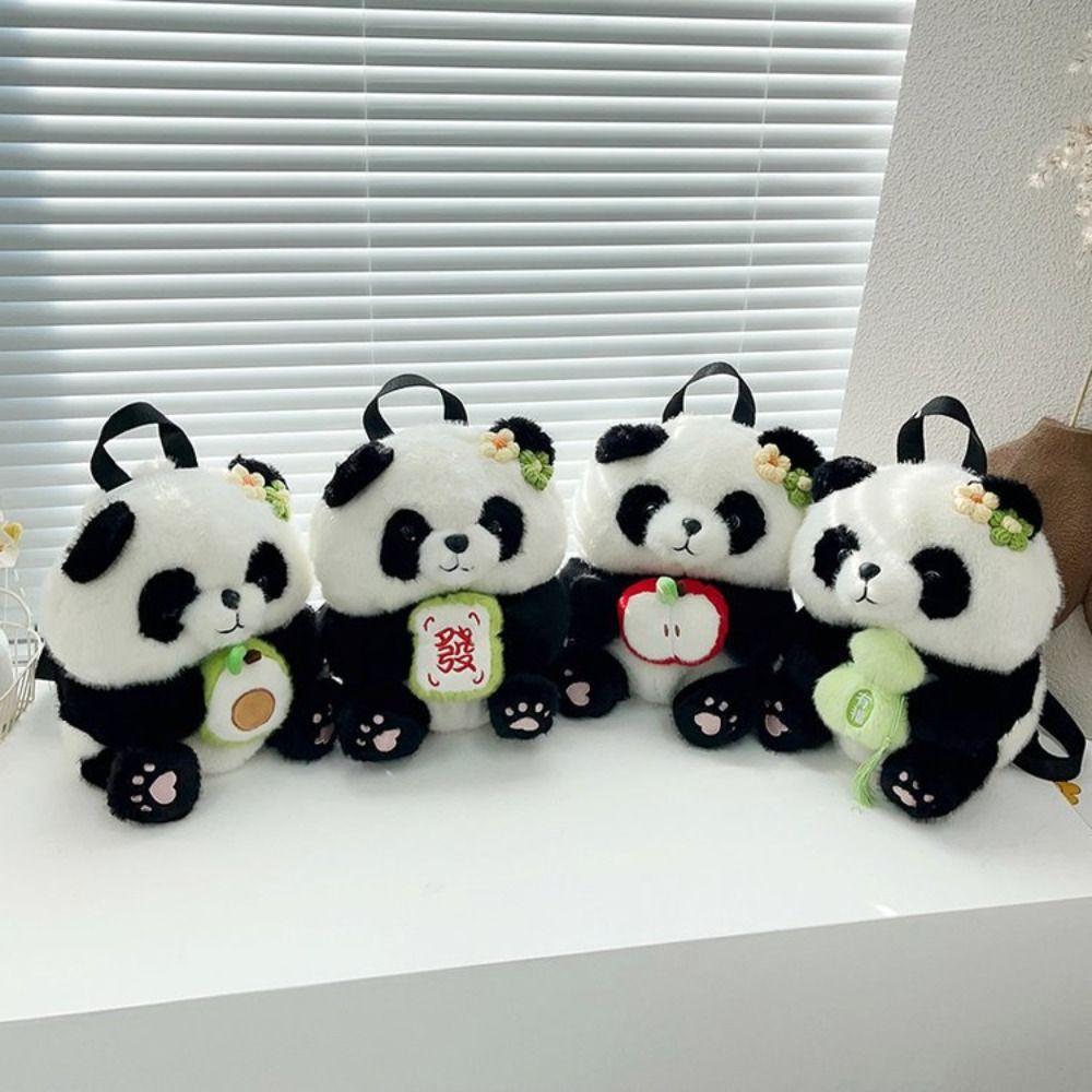 Collection Shoulders Dual Use Knapsack PP Cotton Animal Doll Plush Schoolbag Kids Playing Supplies