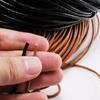 Round Cow Leather Cord 2/5 Meters Bracelet Findings Rope Leather Thong Cord  DIY Jewelry Making