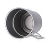 Stackable Coffee Mugs Titanium Camping Cups 300ml Foldable Handle Outdoor Coffee Mugs Reusable