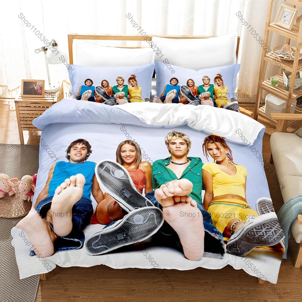 Rebelde Way Themed Duvet Cover + 2 Pillowcases Popular Show Graphic Cozy Home & Dorm Bedding