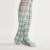 Women Sexy Tights Socks Translucent High Waist Pantyhose Plaids Print Silk Stockings Colourful Plaids Printing Stockings