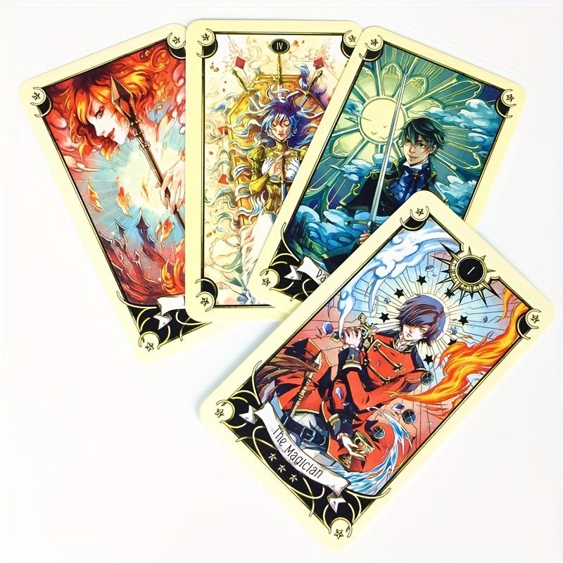 Mystical Manga Tarot Cards, Tarot Cards, Tarot Deck, Fortune Telling Toy, Gaming Gift