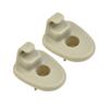 New 2X Sun Visor Clips Retainer For Jeep Liberty & Dodge Nitro 1AR26DW1AA 1AR26BD1AA
