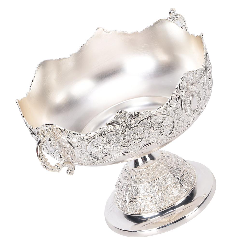 Европейский поднос для фруктов из цинкового сплава, чаша с украшениями в стиле ретро для хранения конфет