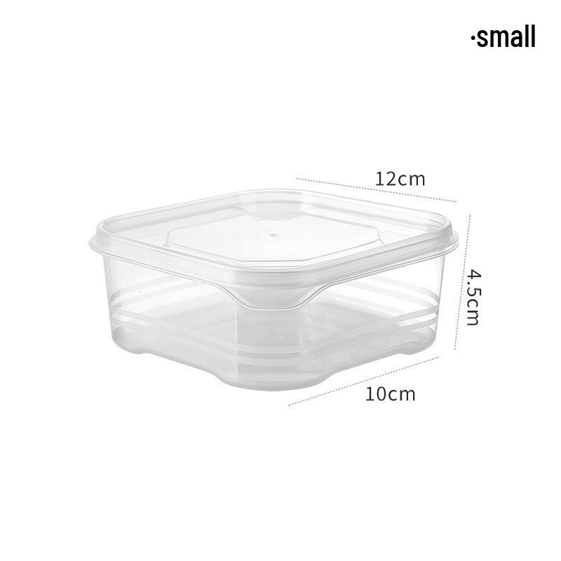 Microwaveable Food Storage Box: Fresh-Keeping Vegetable, Frozen Meat, Fruit Compartment & Freezer Layer Container