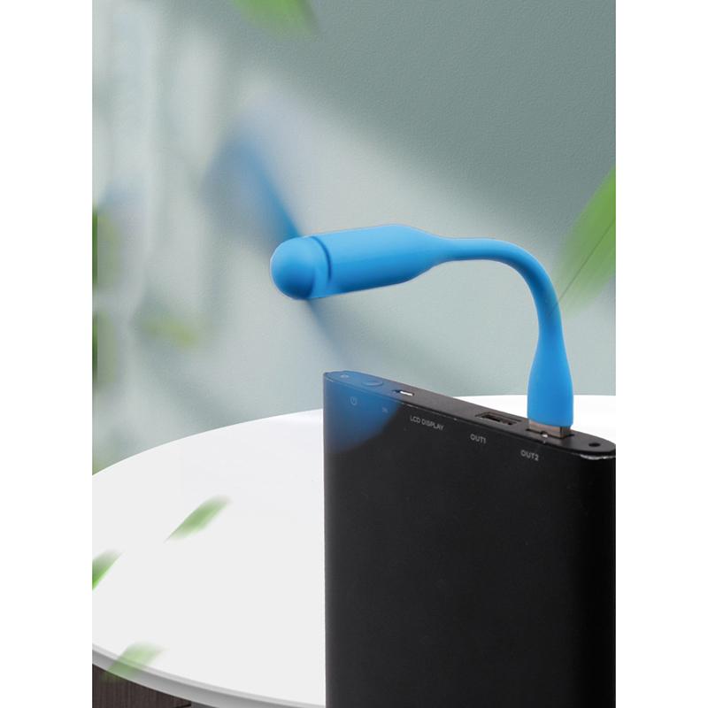 Маленький USB-вентилятор Гибкий гнущийся вентилятор для повербанка, ноутбука, ПК, зарядного устройства переменного тока Портативный ручной мини-вентилятор для компьютера Летний гаджет