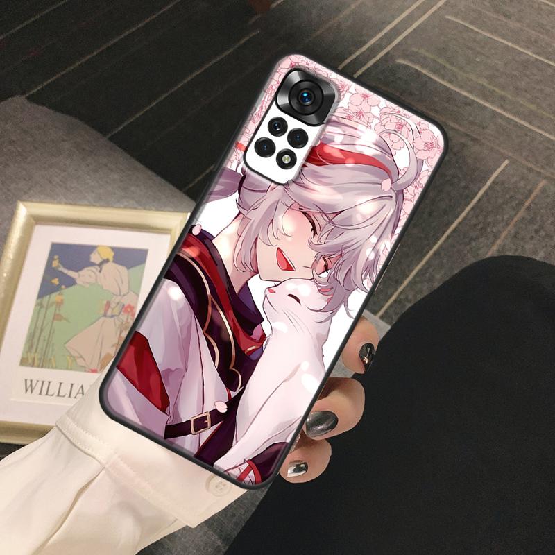 Чехол Genshin Impact Каэдэхара Казуха Для Xiaomi Redmi Note 13 14 Pro 9 10 11 12 Pro 10S 11S 12S Redmi 13C 10C 12C 14C
