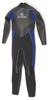 Полный гидрокостюм Z-KIDS, 4 мм неопрен x 3 мм лайкра, Черный/Синий, Размер 10