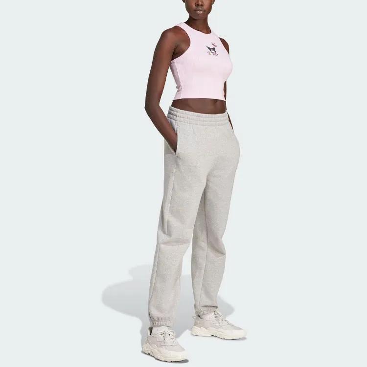 Adidas Originals Hello Kitty / , Sport Vests Women's Clear Pink (Unisex) Sleeveless Sports Shirts JG8051
