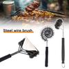 Heavy-Duty Grill Scraper Brush Extra Long Handle Grill Scrubber Outdoor Home BBQ Kitchen Accessories BBQ Season Cleaning Tool