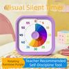 Square Visual Timer 60 Minutes Kitchen Cooking Timer Multifunctional Countdown Timer  Reading Room
