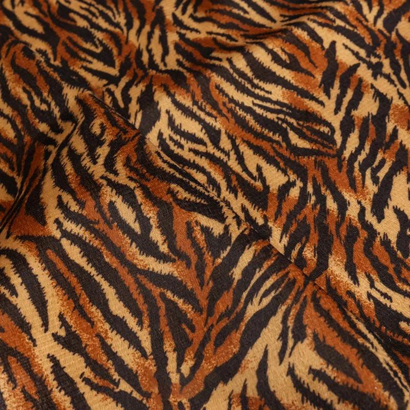 100x150cm Short Plush Fabric Leopard Tiger Cow Pattern Fabric For Diy Garment Sofa Cover Toy Carpet Sewing Patchwork Accessories