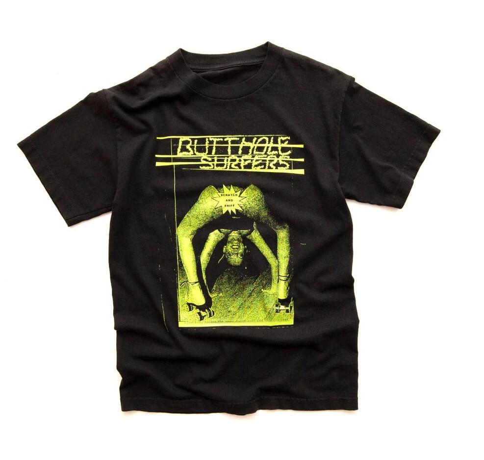 BUTTHOLE SURFERS Band SCRATCH SNIFF Cotton Black Men S5XL TShirt Unisex T-Shirt