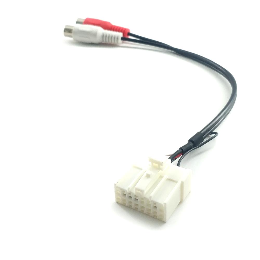 Biurlink RCA Cable Adapter For Mazda 2 Mazda 3 5 6 Car Radio Media AUX Adapter Audio Cable Radio Accessories 4