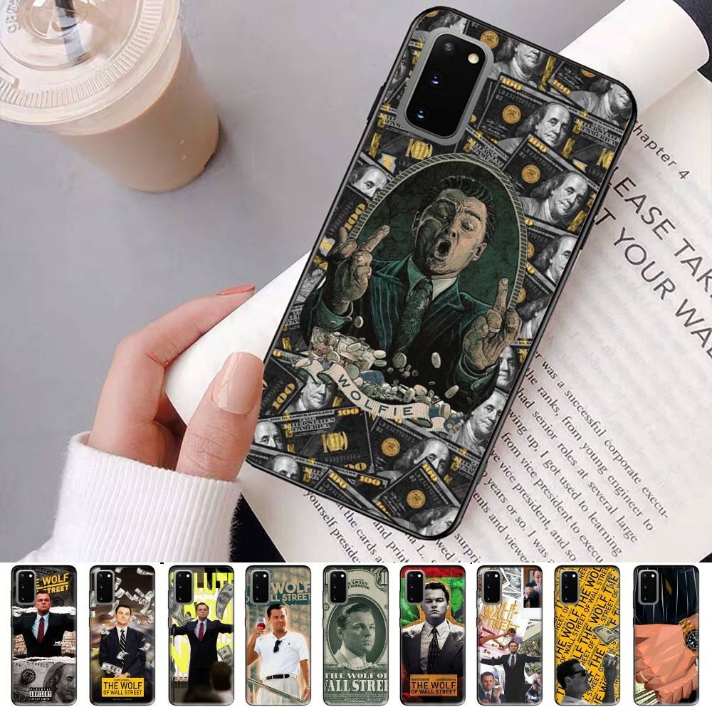 Classic Movie W-Wolf Of W-Wall S-Street Phone Case For Samsung S 24 Fe 25 Ultra Plus 20 Lite 21 30 22 23 24 22 Ultra 5G Fundas