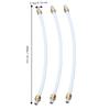 3 Pack PTFE Material Frother Hose 4mm OD PTFE Food Grade Hose  For Coffee Machine