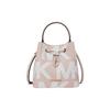 New Suri Artificial Leather Bucket Bag, Shoulder Bag, Crossbody Bag, Handbag Medium Women's Soft Pink 35T1GU2M8V-648