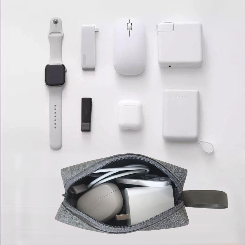 Сумка для хранения цифровых аксессуаров для кабелей, наушников, мыши и зарядного устройства