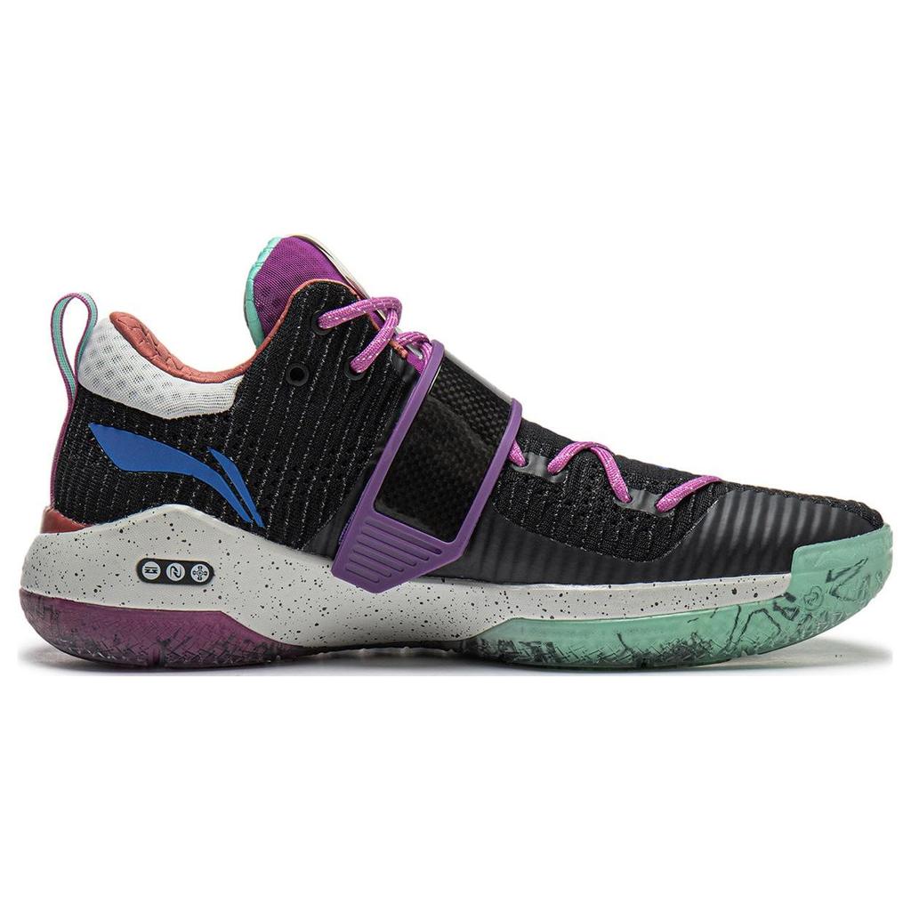 Баскетбольные кроссовки Li Ning Wow 6 Wade Way Kuising Dandou легкие, нескользящие, амортизирующие, среднего размера, мужские, черные ABAT131-9