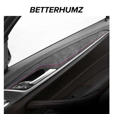 Betterhumz Для BMW G30 G38 Серия 5 2018- Из Алькантары Накладки на Дверные Панели Наклейки Тюнинг Аксессуары для Интерьера Автомобиля