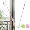 Беспроводная телескопическая швабра для мытья окон с вращением на 90 градусов, USB-электрический очиститель для стекол, мытье полов