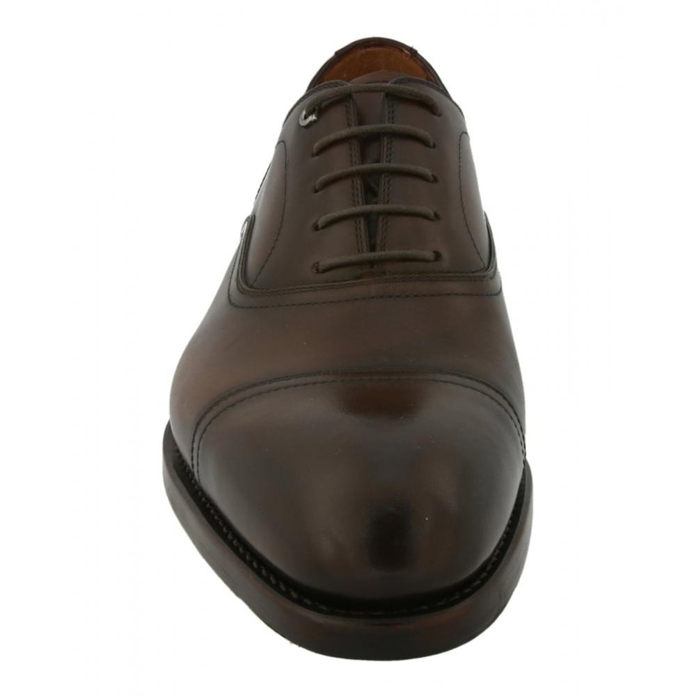 Salvatore Ferragamo Baron Leather Oxfords Brown