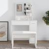 VidaXL Dressing Table with Mirror White 86.5x35x136 Cm 802957