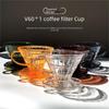 Large V60 Hand-Brewed Conical Drip Coffee Filter Cup