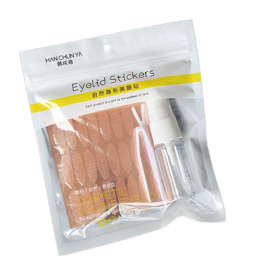 Кружевная паста, лента для двойного века, невидимые наклейки для глаз, самоклеящаяся волокнистая кружевная сетчатая наклейка для век