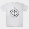 T Shirt Women Vegvisir Norse Pagan Symbol Harajuku Print Kawaii Tshirt Summer Short Sleeve Female T-Shirt Top Tee