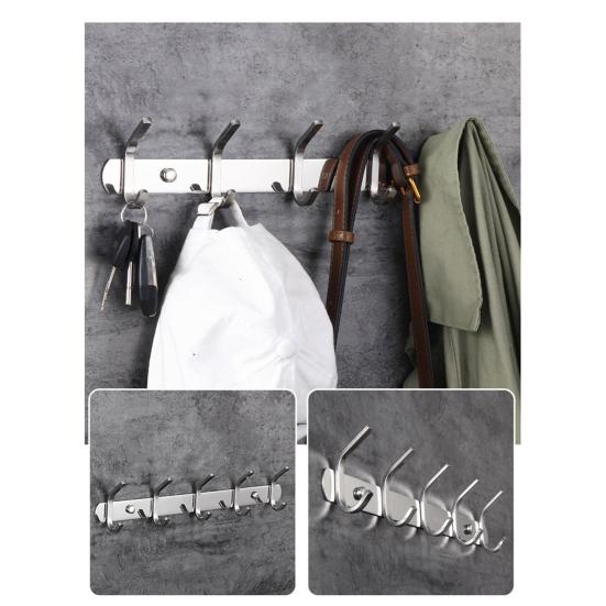 Настенные крючки для полотенец, прочные вешалки для одежды, устойчивые к ржавчине, прочные, выдерживающие большую нагрузку, легкие