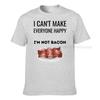 I Cant Make Everyone Happy Im Not Bacon Tshirt Tshirts Unisex Tops Tees Hot Sale Cotton Design Comics Adult