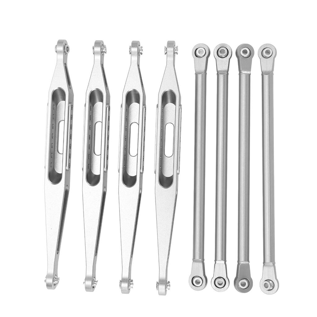 Upper Lower Suspension Links Aluminium Alloy High Strength Exquisite RC Suspension Links Set for LOSI 1 8 LMT 4WD RC Car