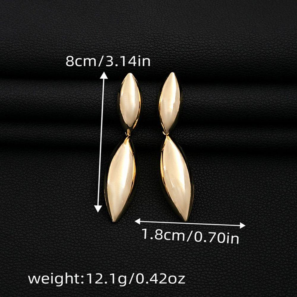 Irregular Teardrop Earrings Modern Design Oval Drop Earrings Geometric Earrings  Women