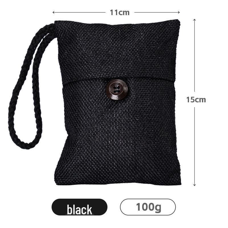 Bamboo Charcoal Car Deodorizer - 100g Methanol & Formaldehyde Remover