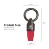 Luxury Men Women Suede/Metal Key Chain Fashion Keychain Key Ring Holder For Lexus LS LC RZ IS350 ES300 GS350 CT200h GX460 LX570