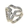 Scarf Button Three-Ring Design Rhinestones Inlaid Scarf Buckle Korean Style Scarves Shawls Scarf Fastener Jewelry Accessory