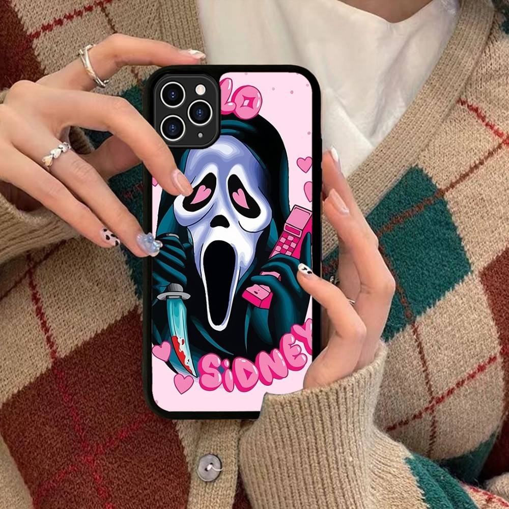 Ghost Face Scream Halloween Phone Case Silicone PC+TPU For For IPhone 11 12 13 14 15 16 Plus Pro Max Cover