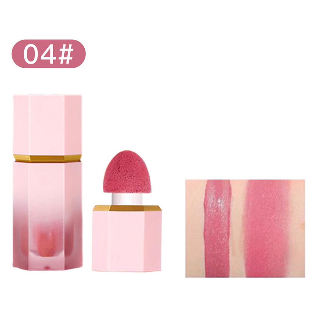1Pc Women’s Long-Lasting Liquid Blush – Ruddy Sheer Color for Contouring & Highlighting, Waterproof Non-Fading Makeup