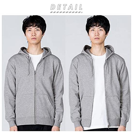 Sweat Parka oz Fleece Zip Up Light Parka Oatmeal L to Japanese size [Print Star] Mens 8.4 [Full Zip] 00217-MLZ (эквивалент L)