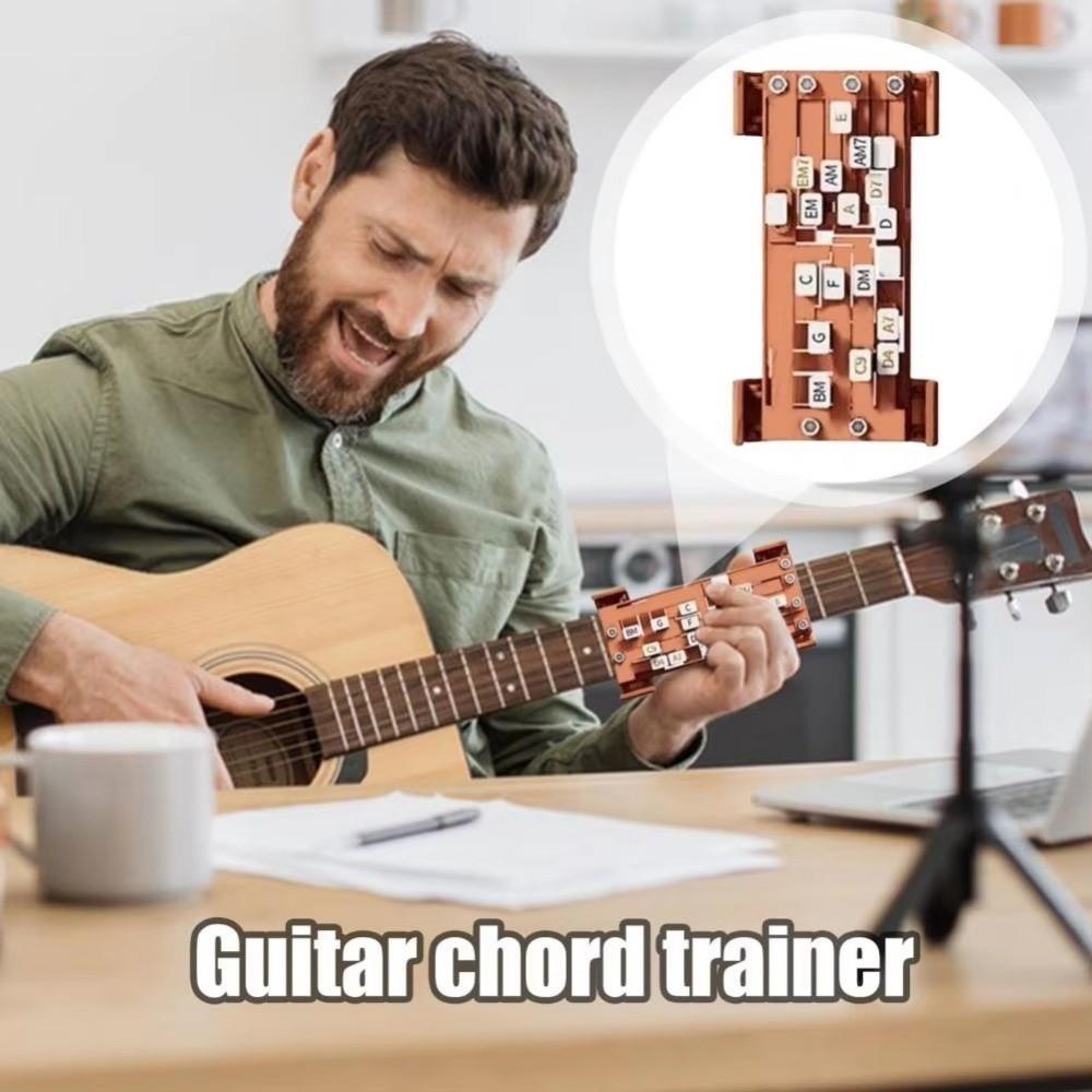 Portable Design Guitar Aid Chords Trainer Guitar Finger Practice Tool Guitar Learning