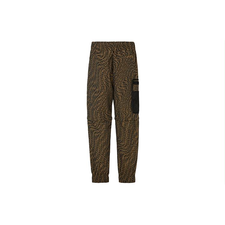 FENDI FW21 Cargo Pants Men's Brown FB0711AG87F1440